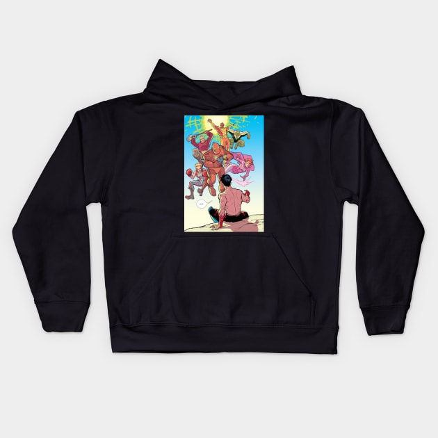 invincible lost Kids Hoodie by super villain